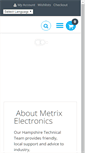 Mobile Screenshot of metrix-electronics.com
